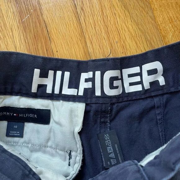 4/$25 Tommy Hilfiger Boys Navy Blue Uniform Chino Shorts Size 10 - Picture 5 of 9